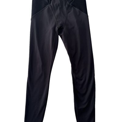 Savage X Fenty Leggings Womens Medium Black High Waist Cut Out Shaping Workout